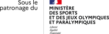 Sous le patronage du Ministère des sports et des jeux olympiques et paralympiques